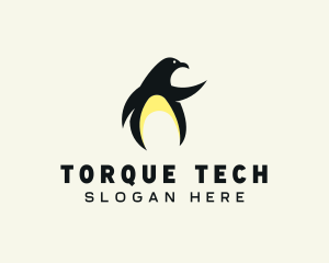 Penguin Bird logo design