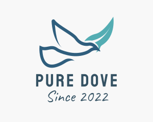 Religious Holy Dove  logo design