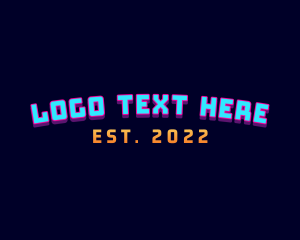 Mobile Game - Futuristic Cyber Gaming logo design
