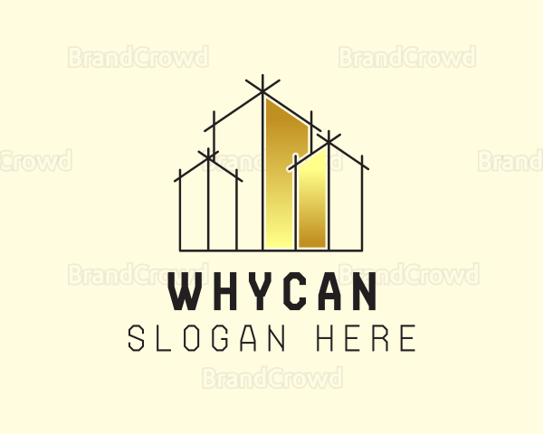 Gold Building Development Logo