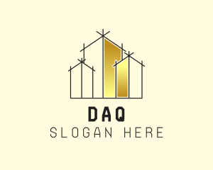 Developer - Gold Building Development logo design