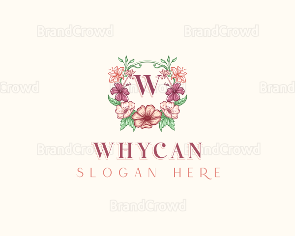 Flower Petal Gardening Logo