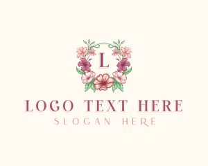 Landscape Designer - Flower Petal Gardening logo design