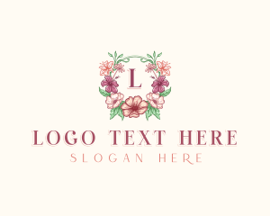 Flower Petal Gardening Logo