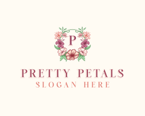 Flower Petal Gardening logo design