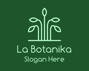 Simple Green Plant Logo