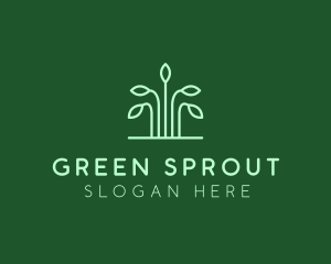 Eco Green Plant logo design