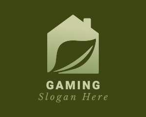 Gardening Leaf Greenhouse Logo
