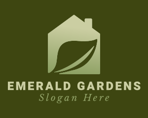 Gardening Leaf Greenhouse logo design