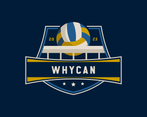 Coach - Volleyball Sports Tournament logo design