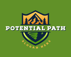 Summit Mountain Peak logo design