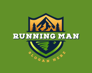Camping - Summit Mountain Peak logo design