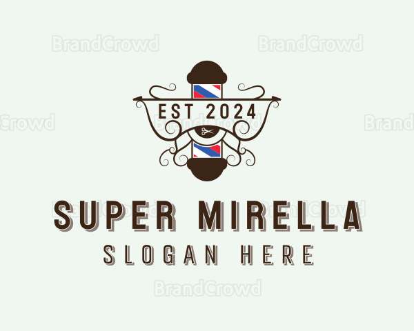 Grooming Barber Haircut Logo