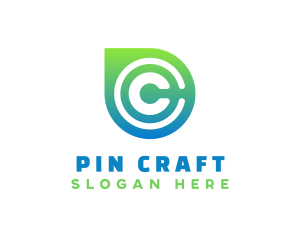 Pin - Professional Generic Letter C Pin logo design