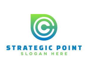 Positioning - Professional Generic Letter C Pin logo design