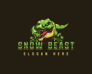 Beast Predator Dinosaur logo design