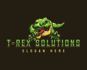 Tyrannosaurus - Beast Predator Dinosaur logo design