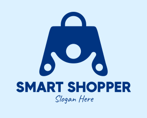 Shopper - Hand Bag Person logo design