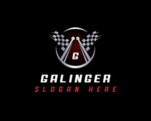 Flag Racing Automotive Logo