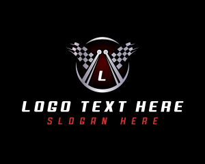 Flag Racing Automotive Logo