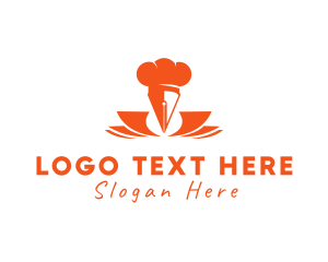 Toque - Chef Recipe Pen logo design