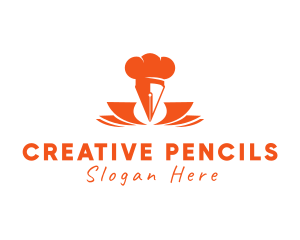 Chef Recipe Pen logo design