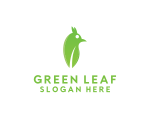 Leaf Bird Nature logo design