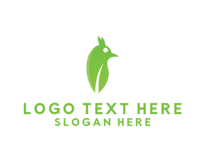 Abstract - Leaf Bird Nature logo design