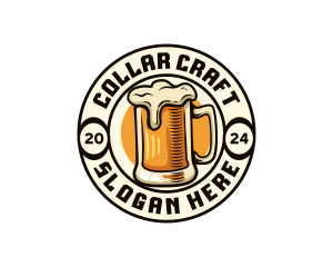 Craft Beer Brewery Bar logo design