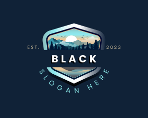 Exploration - Mountain Summit Adventure logo design