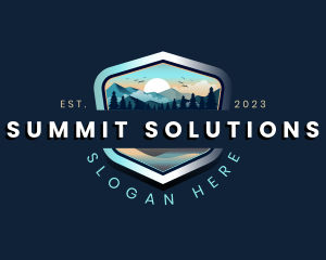 Mountain Summit Adventure logo design