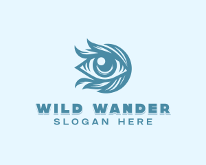 Wild Animal Eye logo design