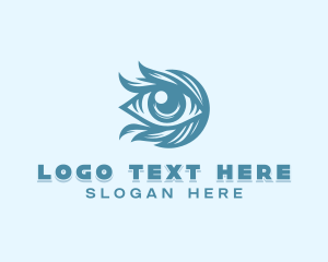 Sharp - Wild Animal Eye logo design