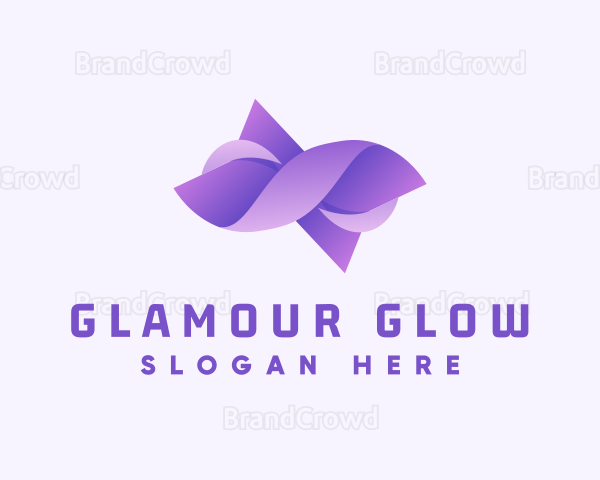 Purple Fashion Loop Logo