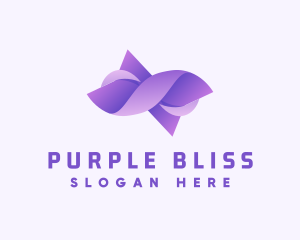 Purple Fashion Loop logo design