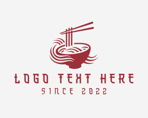 Diner - Red Noodle Restaurant logo design