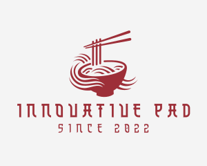 Red Noodle Restaurant logo design