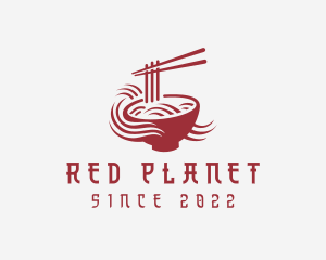 Red Noodle Restaurant logo design