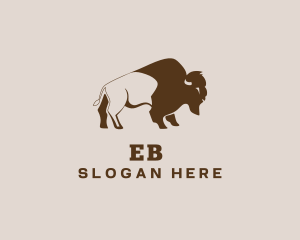 Buffalo Bison Animal Logo