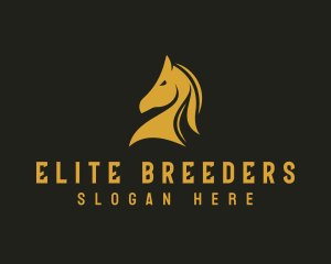 Stallion Horse Racing  logo design