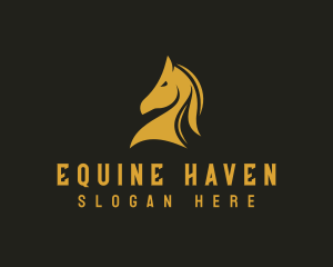 Stable - Stallion Horse Racing logo design