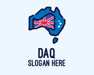 Australian Country Map Logo