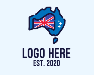 Ornament Frame - Australian Country Map logo design