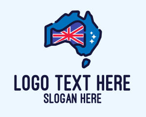 Australian Country Map Logo