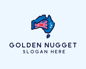 Australian Country Map Logo