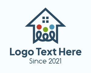 Social - Family Realty House logo design