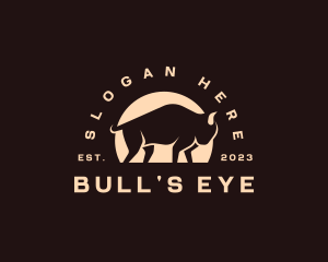 Bull Bison Buffalo logo design