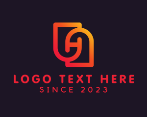 Gradient - Generic Modern Letter H Company logo design