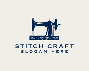 Sewing Machine Tailor logo design