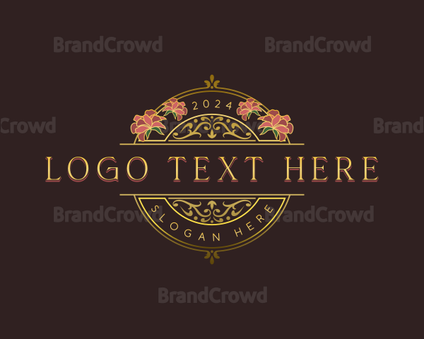 Floral Luxury Brand Logo